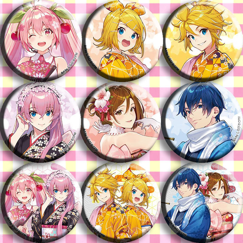 Anime Merchandise Types - Hatsune Miku Anime Distintivo Pin Set