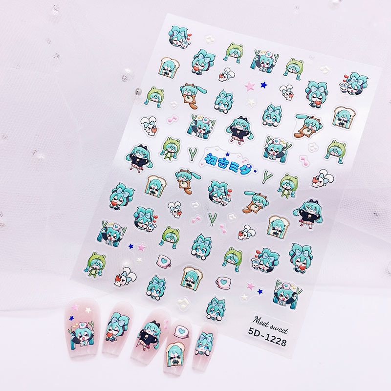 1 Pezzo Adesivi per Unghie Hat - Anime Merchandise Nepal recensione e prezzo