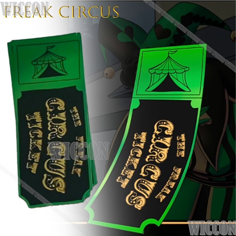 Freak Circus Ticket Card Rosso - Anime Merchandise In Japanese recensione e prezzo